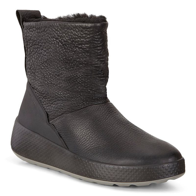 Bota De Invierno Ecco Ukiuk Para Mujer,Negras,264739-RTS